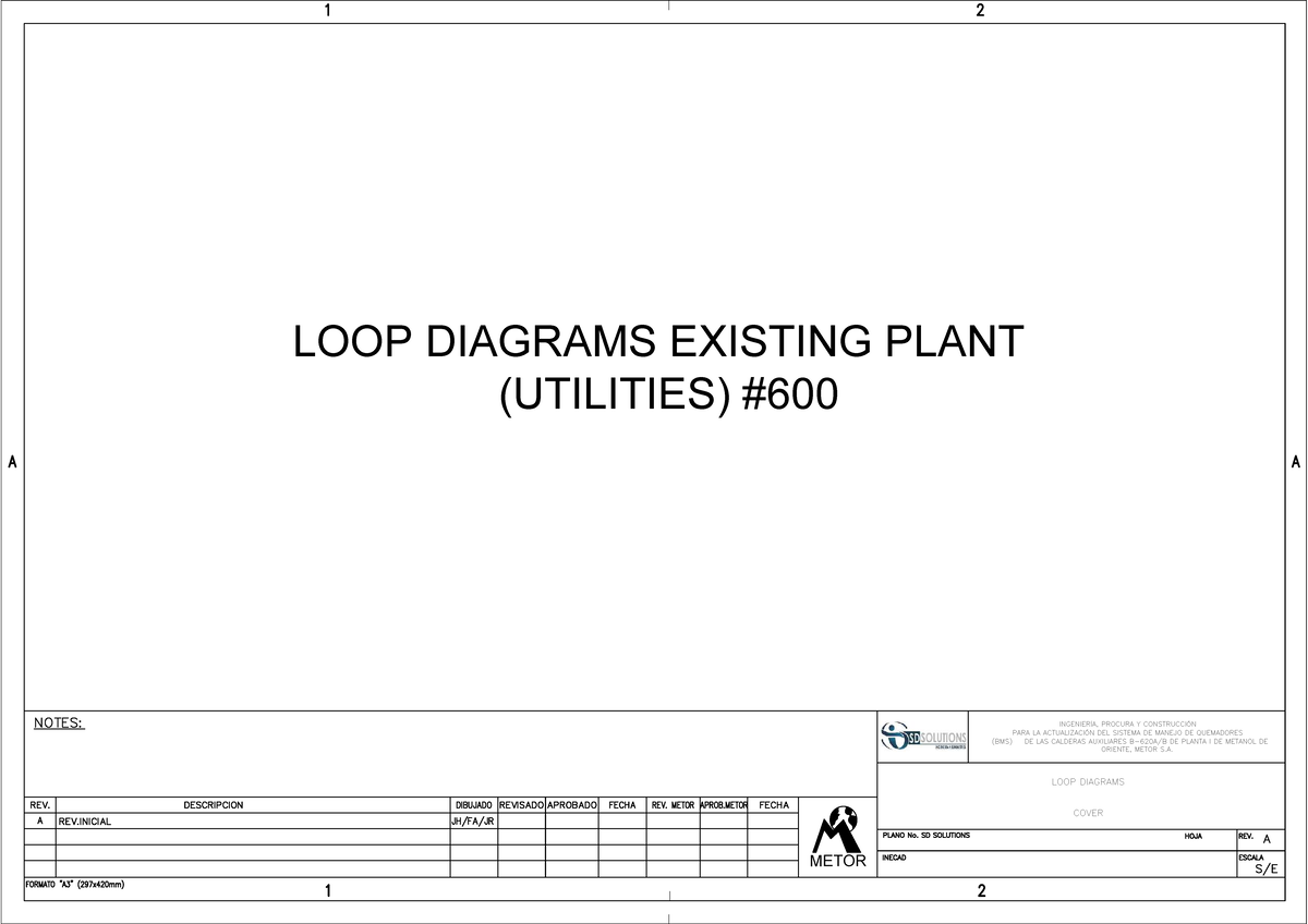 LOOP DIAGRAMS FOR EXISTING PLANT UTILITIES #600 (Corrections) - Studocu