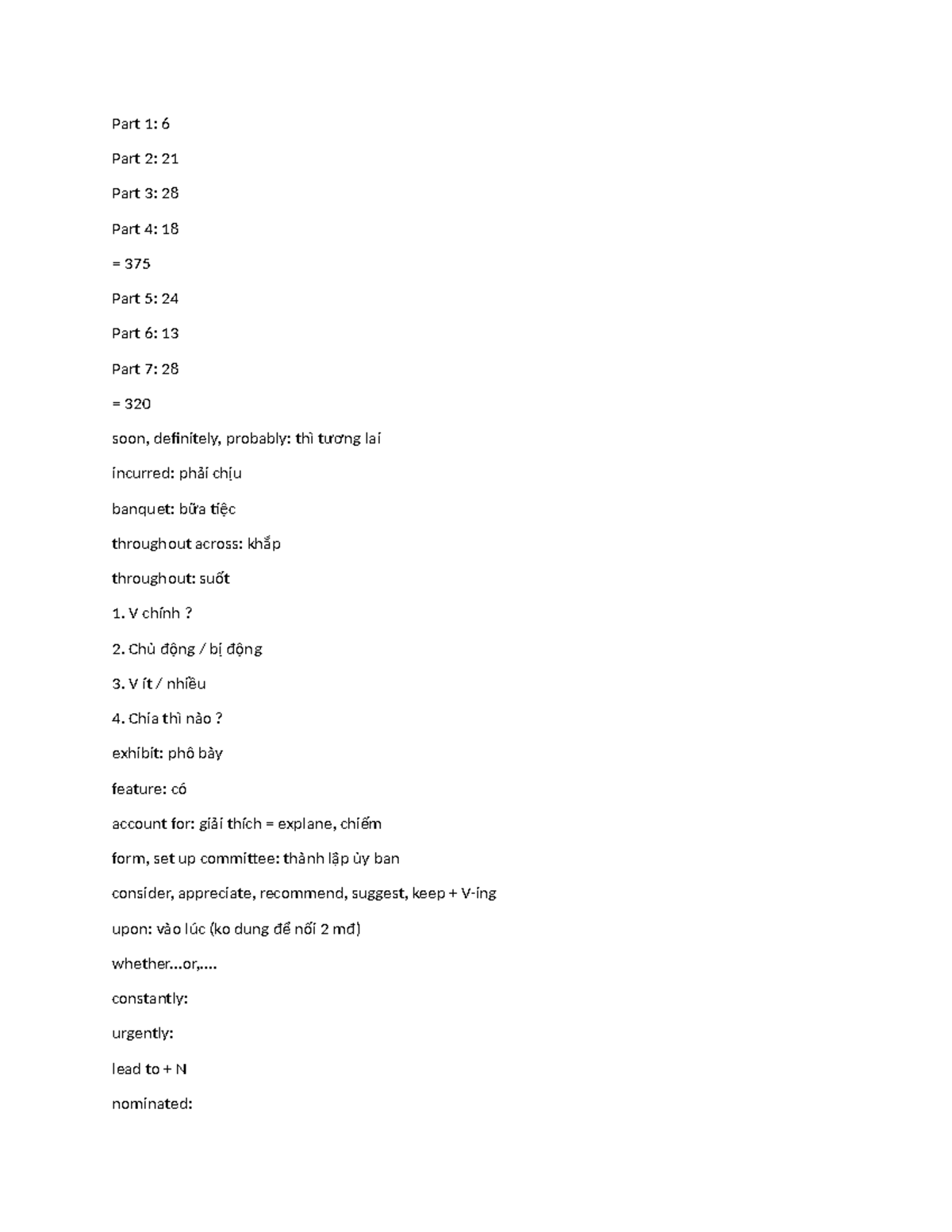 ENG 101 - Part 1 Vocabulary Study Notes and Key Terms - Studocu