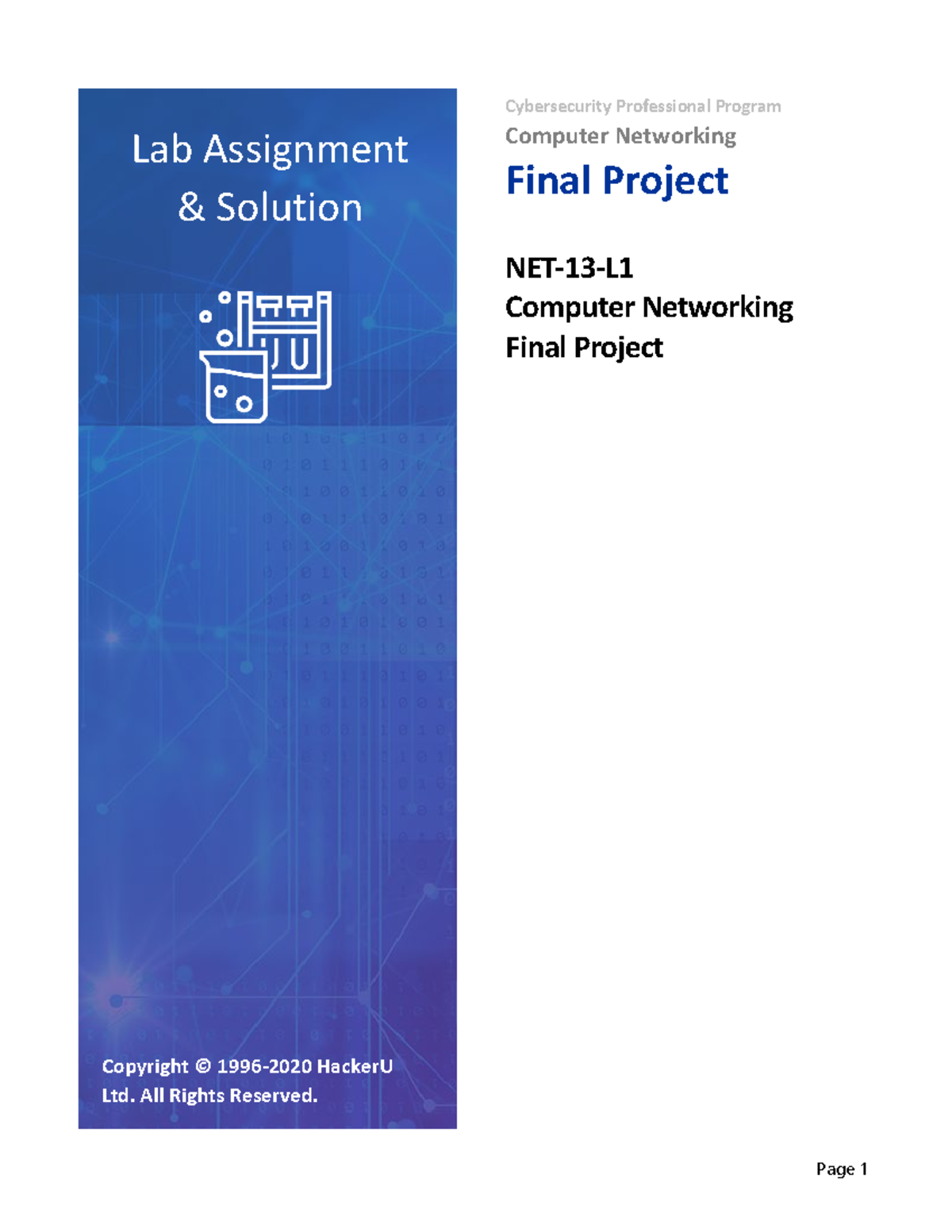 NET-13-L1 Computer Networking Final Project - Cybersecurity ...