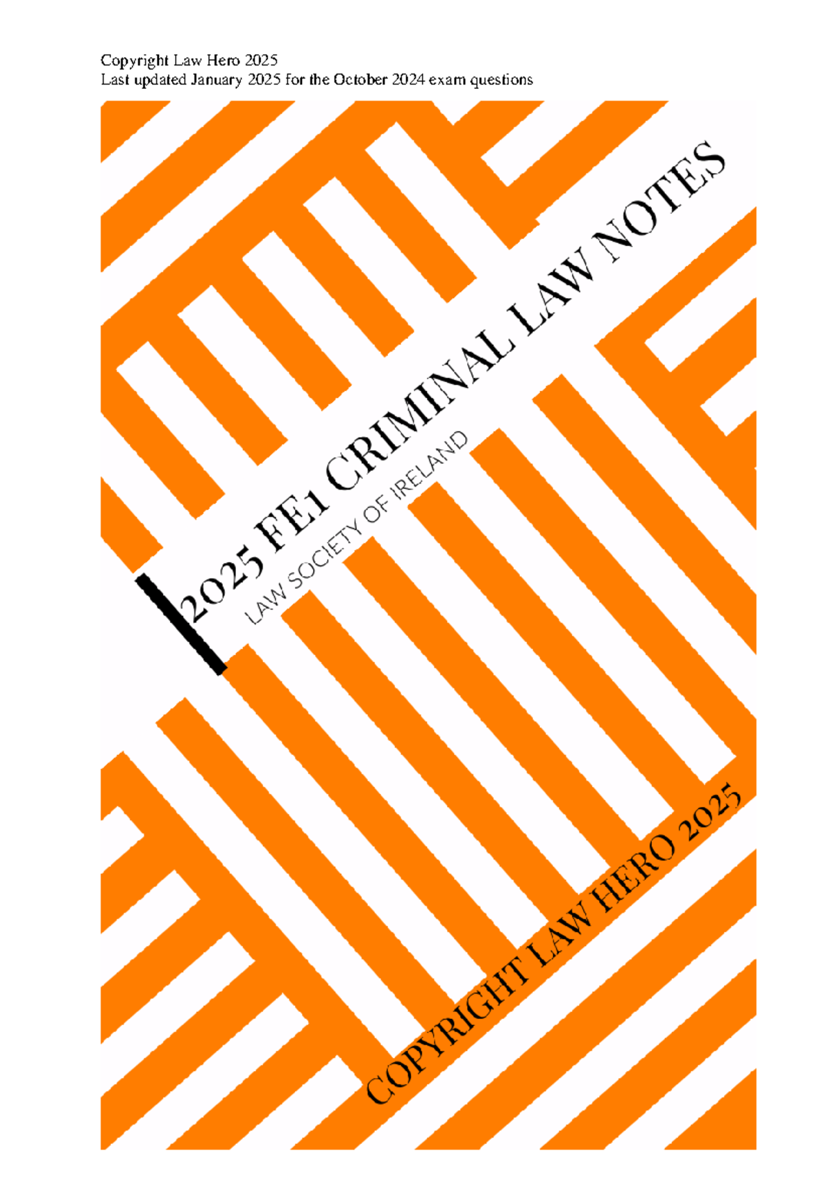 Final Exam Study Guide for Course 101: Key Concepts in Criminal Law ...