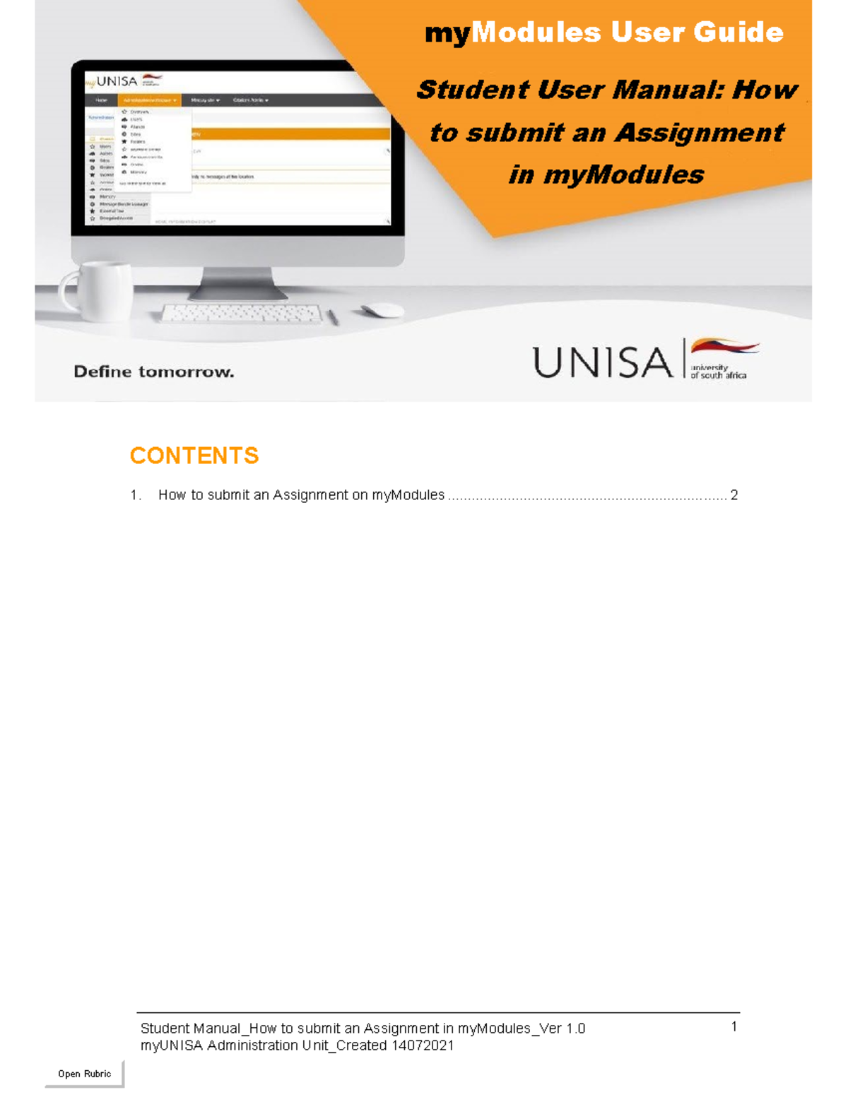 UNISA Assignment 3 Essay: Small Things by Nthekeng Mohlele - Studocu