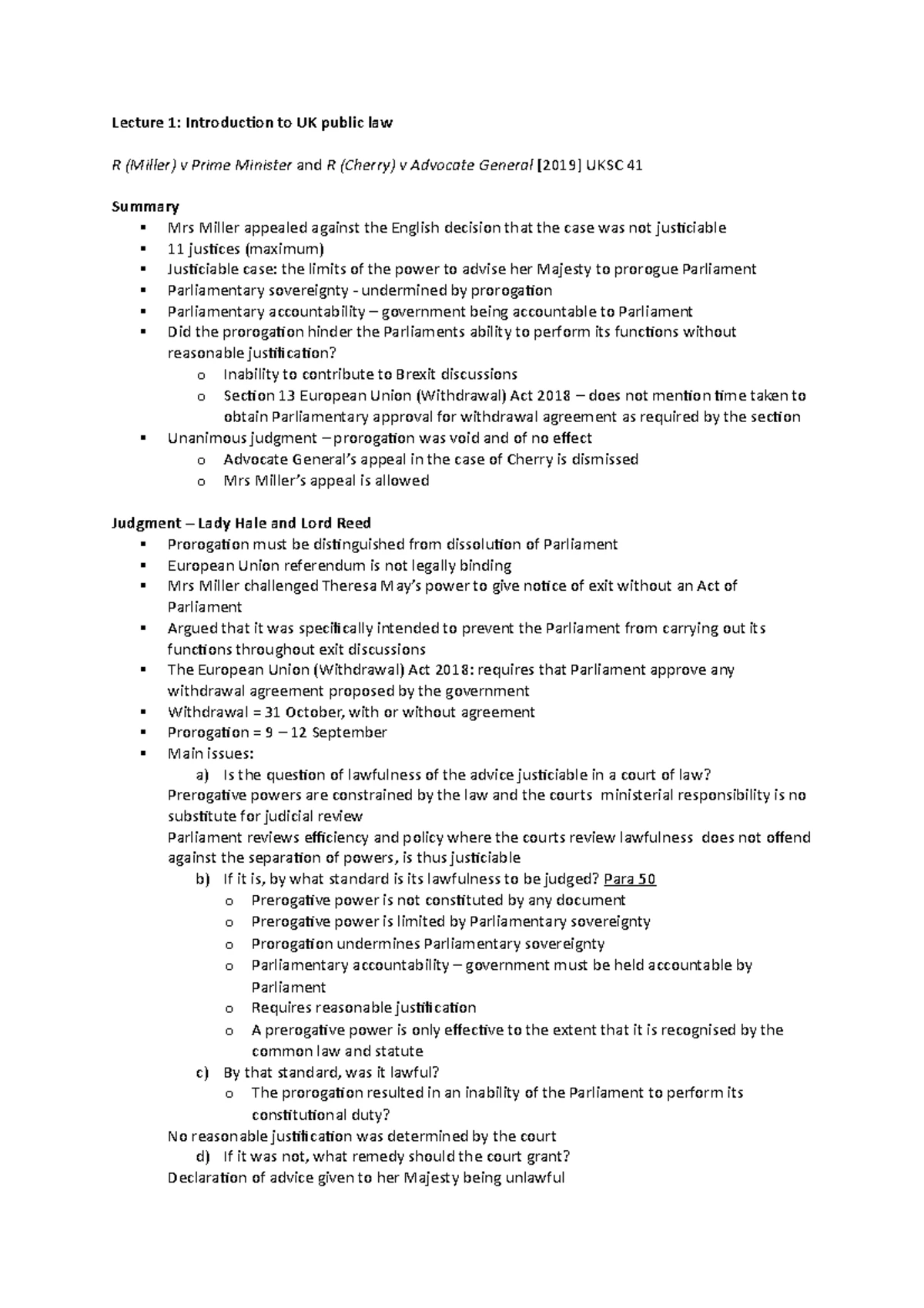 Human Rights - Public 2 HRA Final Exam Notes - Studocu
