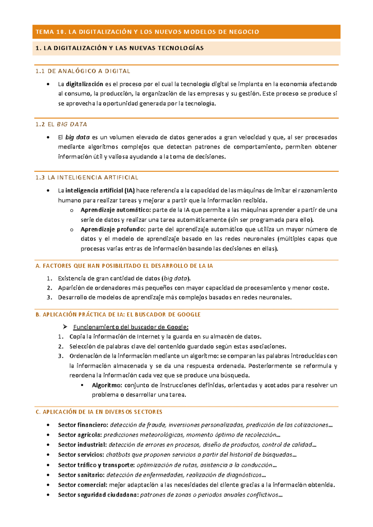 TEMA 10: Digitalización y Nuevos Modelos de Negocio en la Era Digital ...