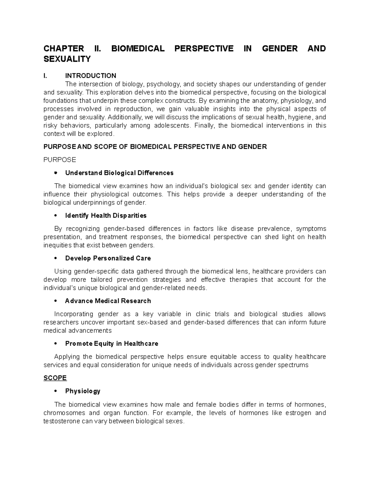 Comprehensive Analysis of Gensoc: Biomedical Perspective on Gender ...