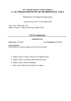 IOT UNIT 4 - IOT unit 4 notes - TECHNIQUES FOR WRITING THE EMBEDDED ...