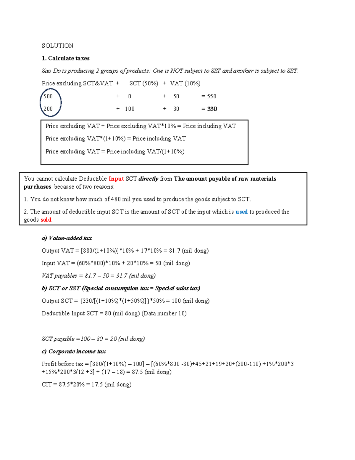 Problem FS - Tax Calculation and Cash Flow Analysis - Studocu