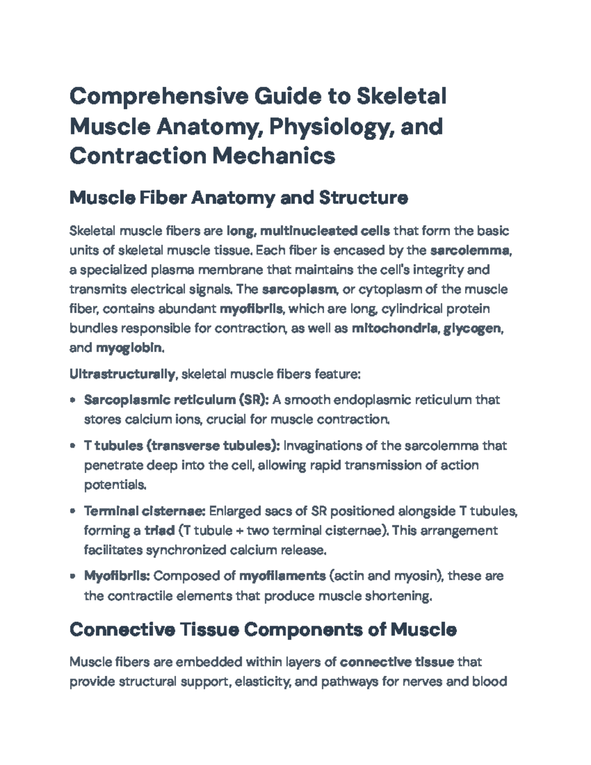 Skeletal Muscle Anatomy & Function Overview: A Comprehensive Guide ...