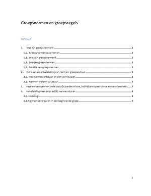 Rolgedrag in de Groep: Dynamiek, Functies en Ontwikkeling van Rollen ...