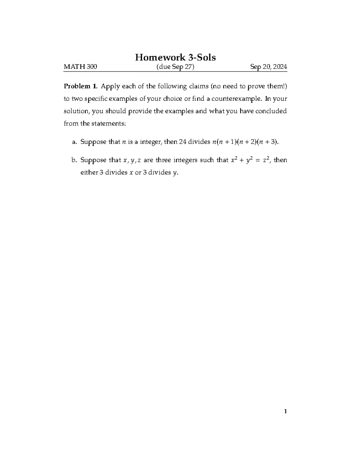Math 300 Worksheet 10 Solutions: Equivalence Relations Analysis - Studocu