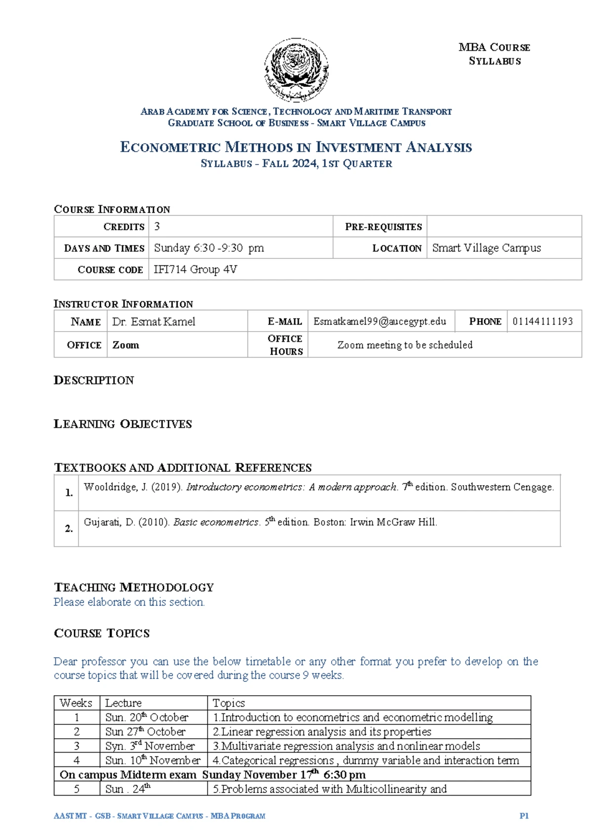 Syllabus for MKT Marketing Management Course - Spring 2023 - Studocu