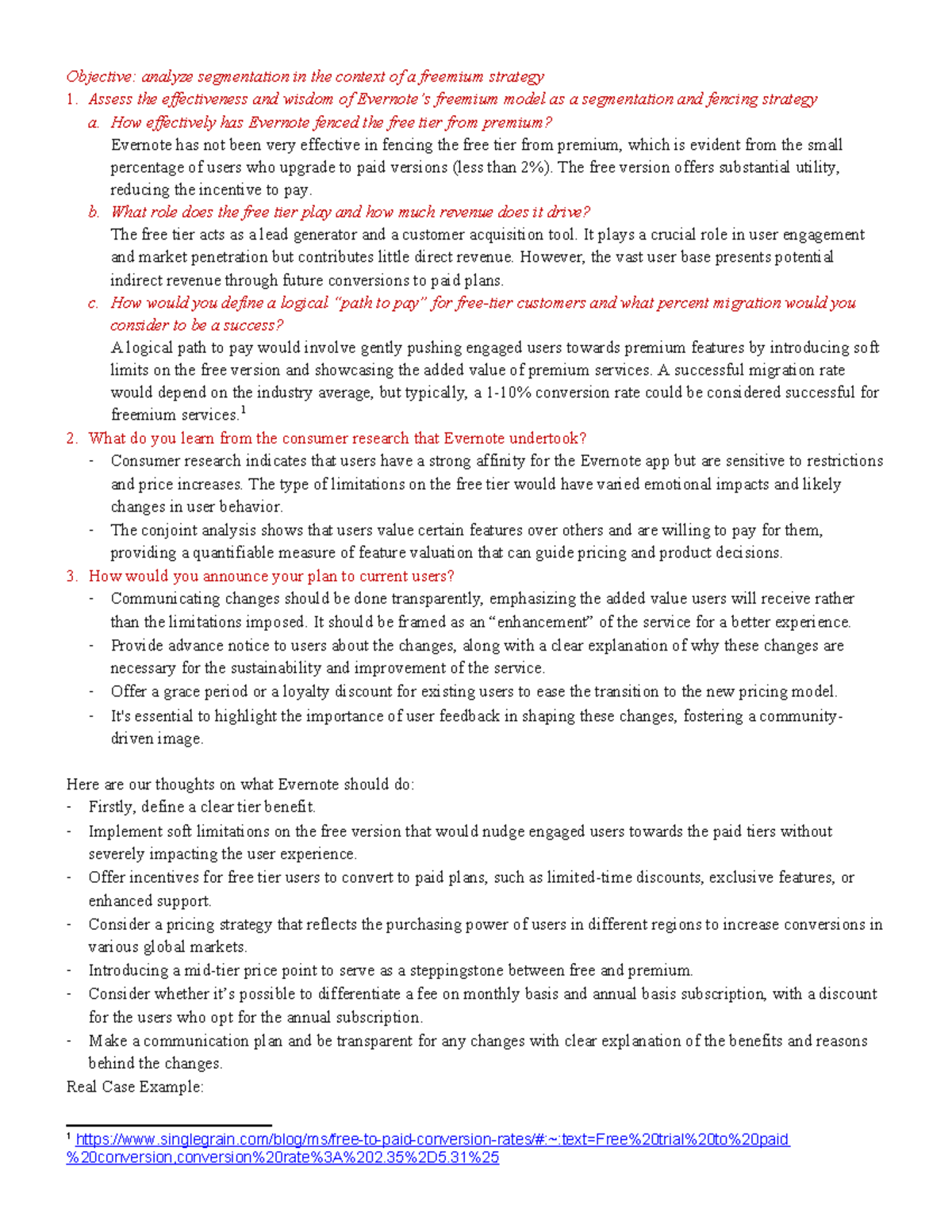 06 Evernote Case Study - Effective Strategies for Freemium Model ...