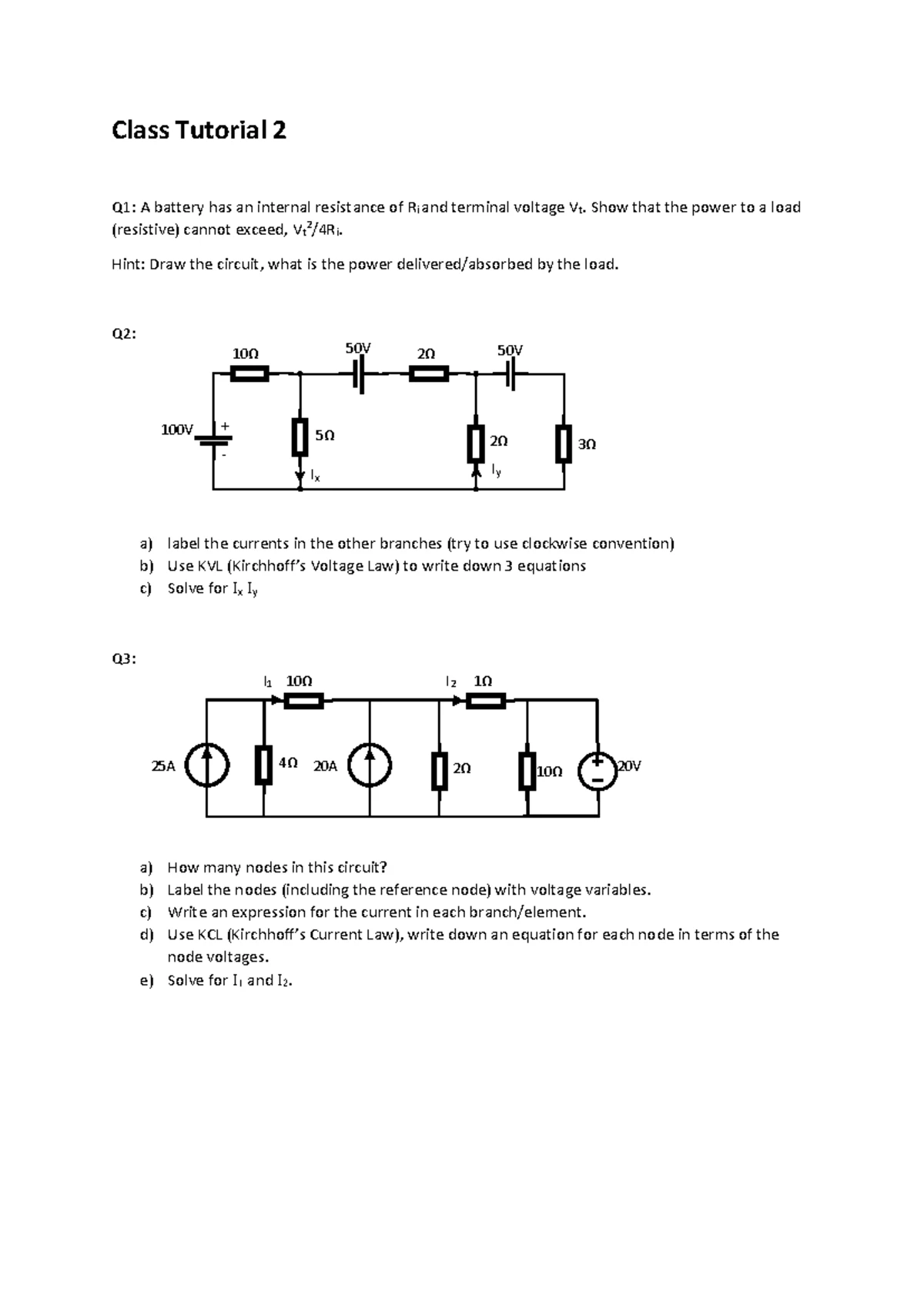 Class Tutorial 2 2023 Solutions: Meter Conversion Problems - Studocu