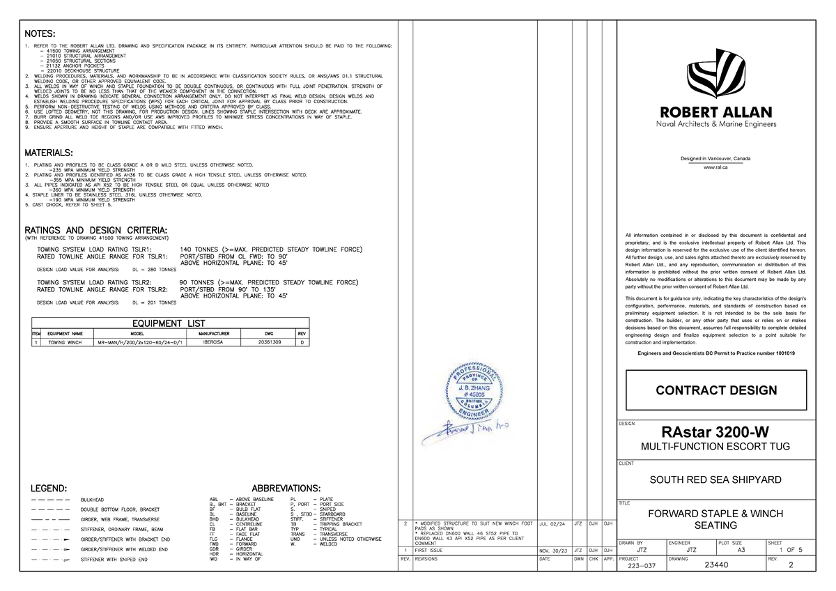 223-037 23440 R2 Forward Staple & Winch Seating Design Document - Studocu