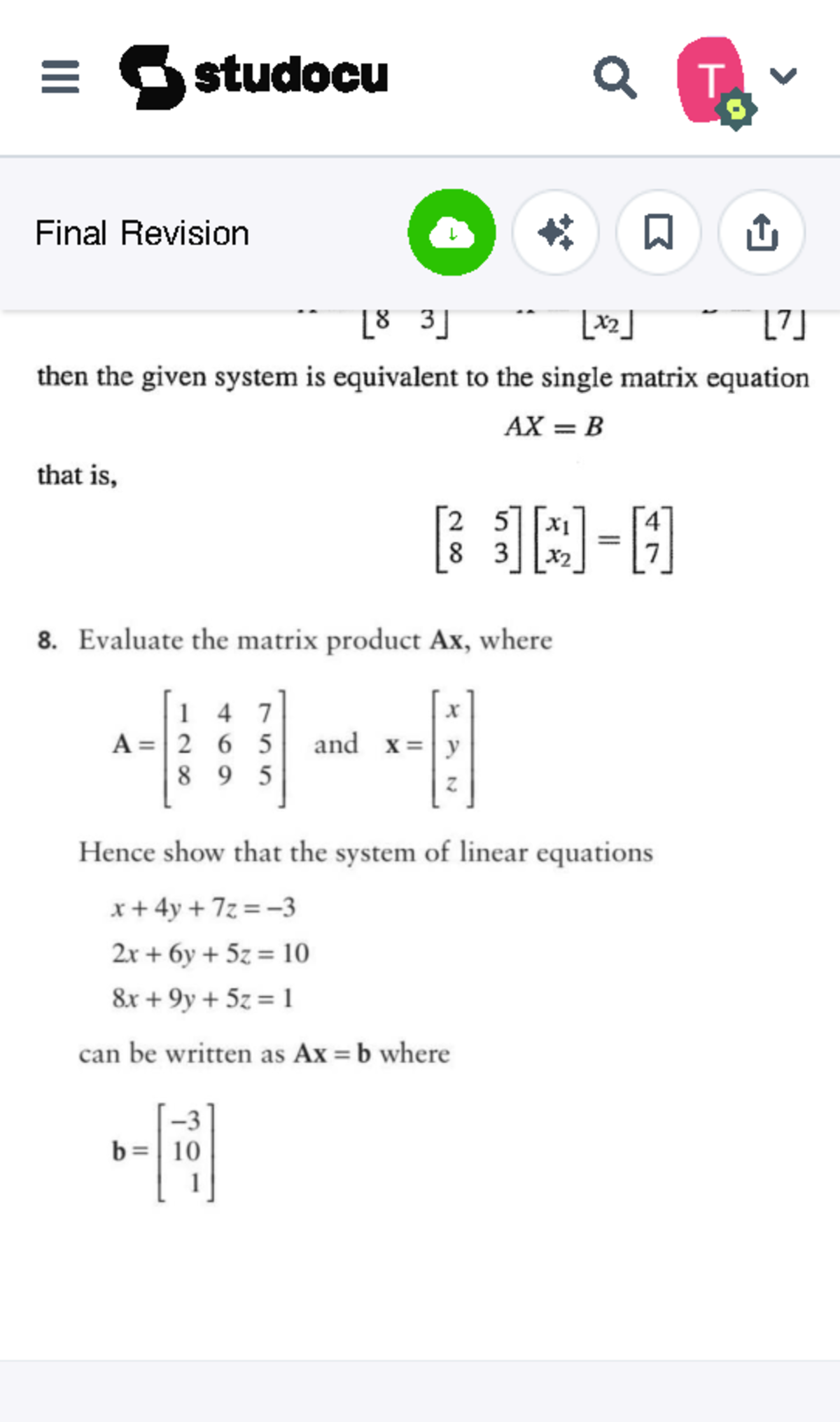 Final Revision - Chapter 5: Partial Differentiation (Studocu T) - Studocu