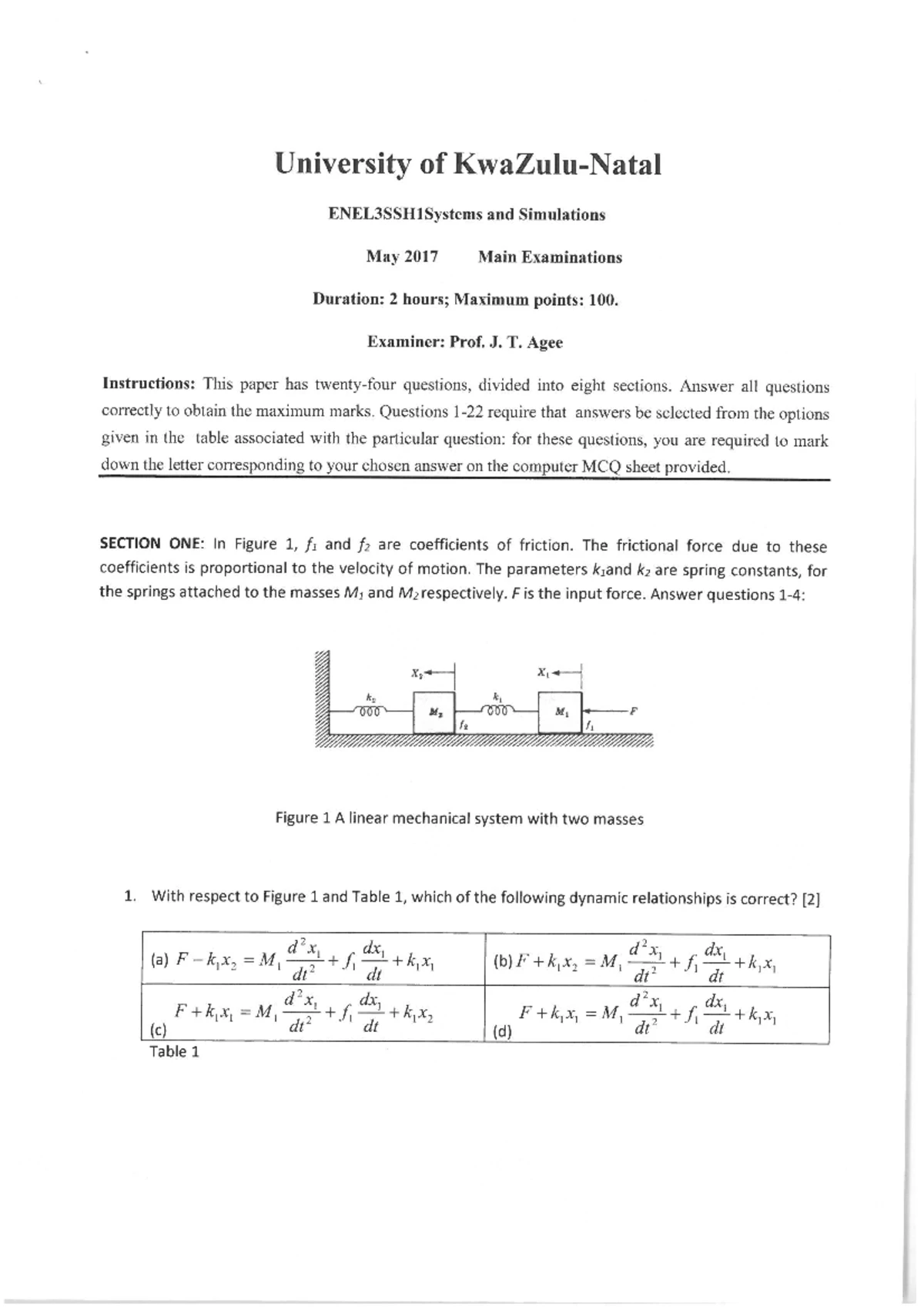 Sys & Simulations Test 1 Review 2023 - Studocu