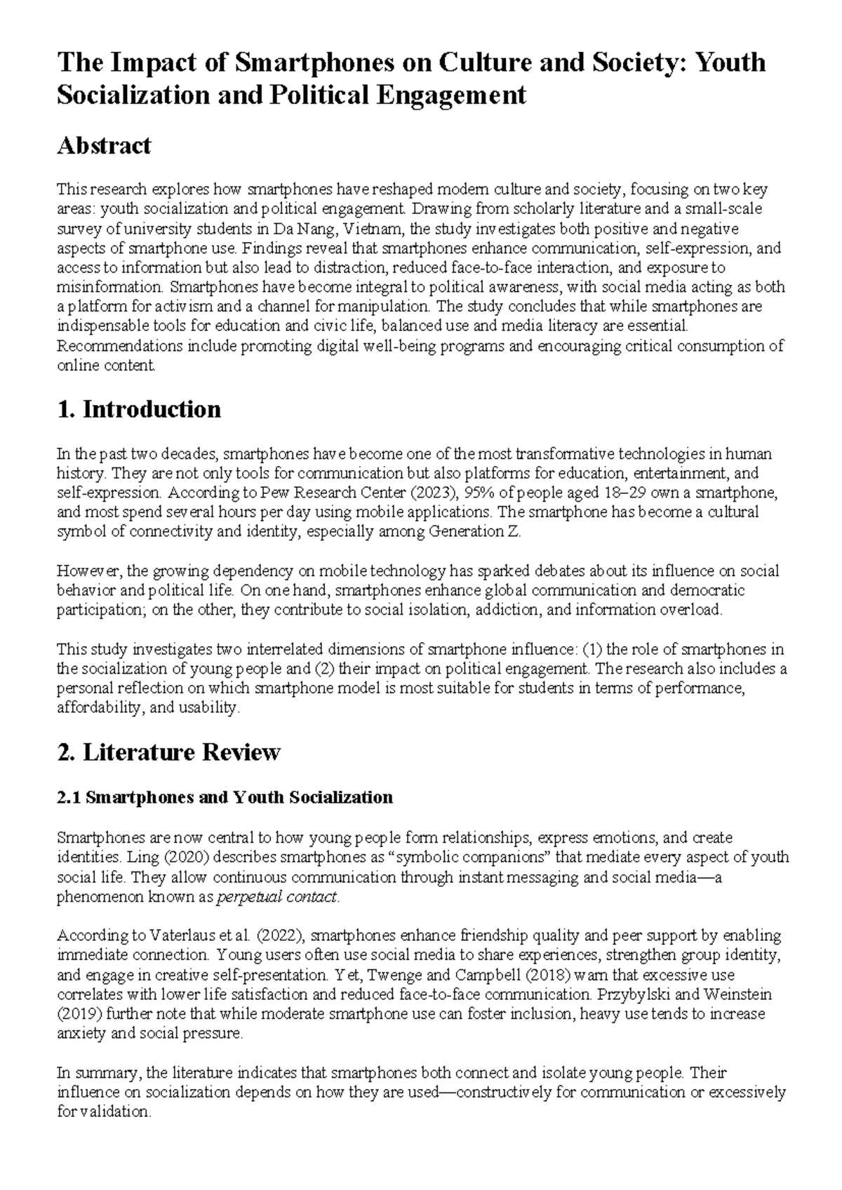 RMC201m: The Impact of Smartphones on Youth Socialization & Politics ...