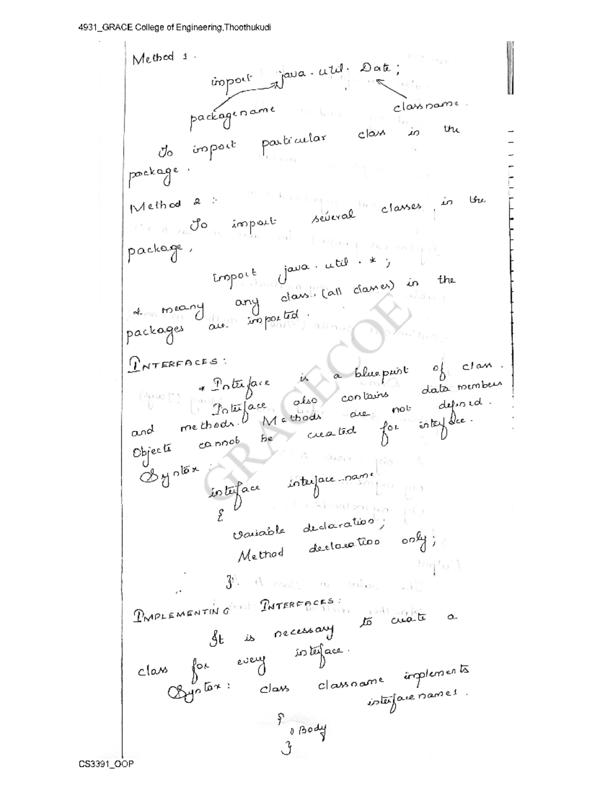 Interfaces - pdf - 4931_GRACE College of Engineering, Thoothukudi ...