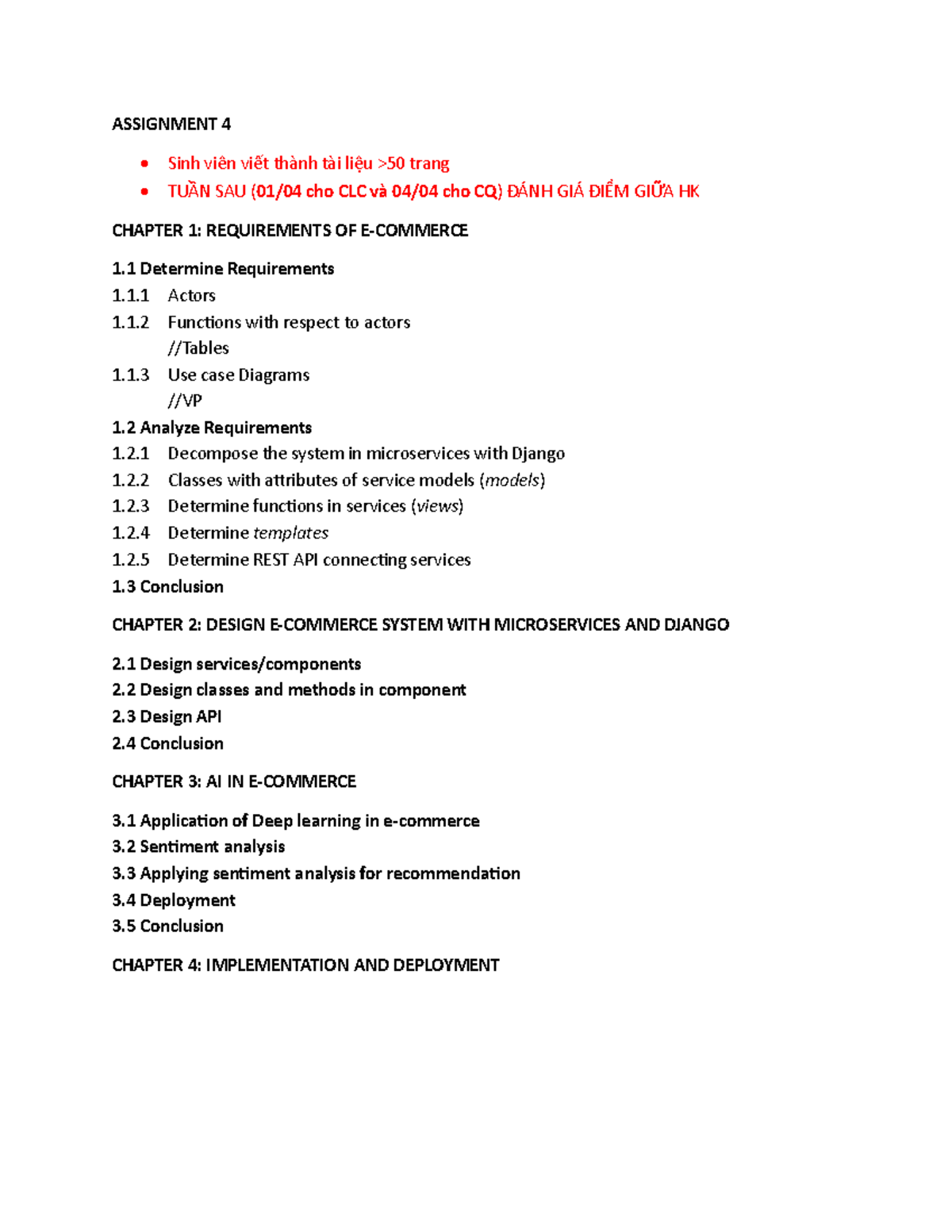 Assignment 4 - analysis Design micro - ASSIGNMENT 4 Sinh viên viết ...