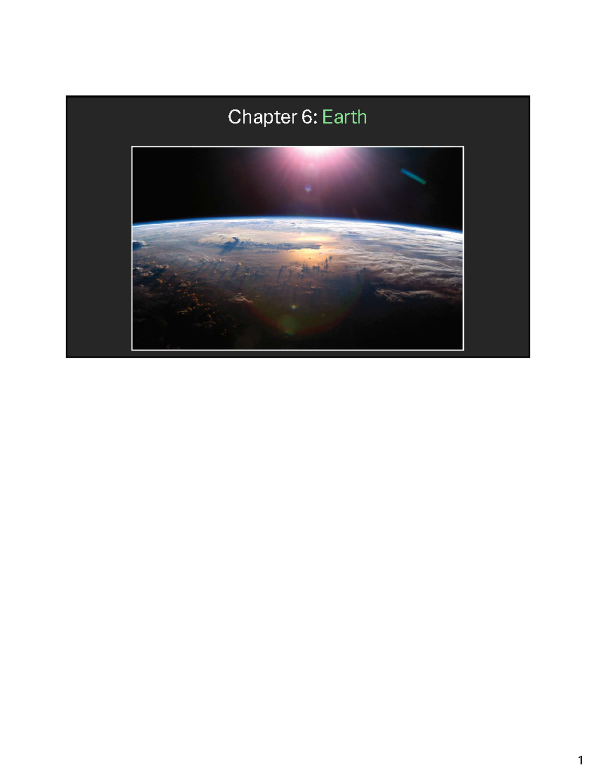 Chapter 6: Earth - Understanding Its Structure and Composition - Studocu