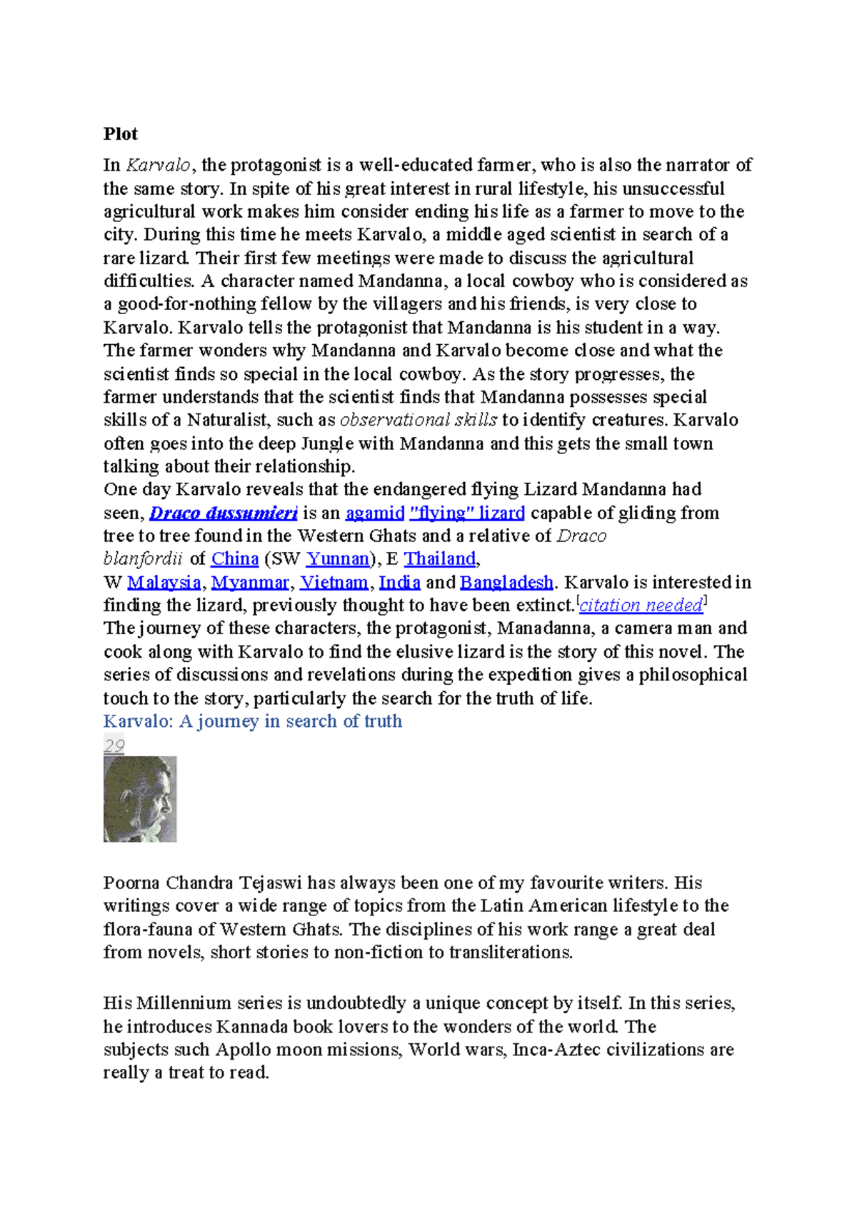 Carvalho Novel - Plot In Karvalo, the protagonist is a well-educated ...
