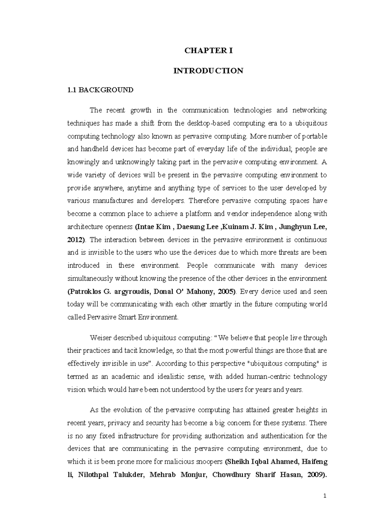 Security Models for Pervasive Computing Systems (PCS-1): Chapter ...