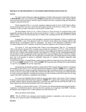 Affidavit for Out of Town Registration of Birth - REPUBLIC OF THE ...