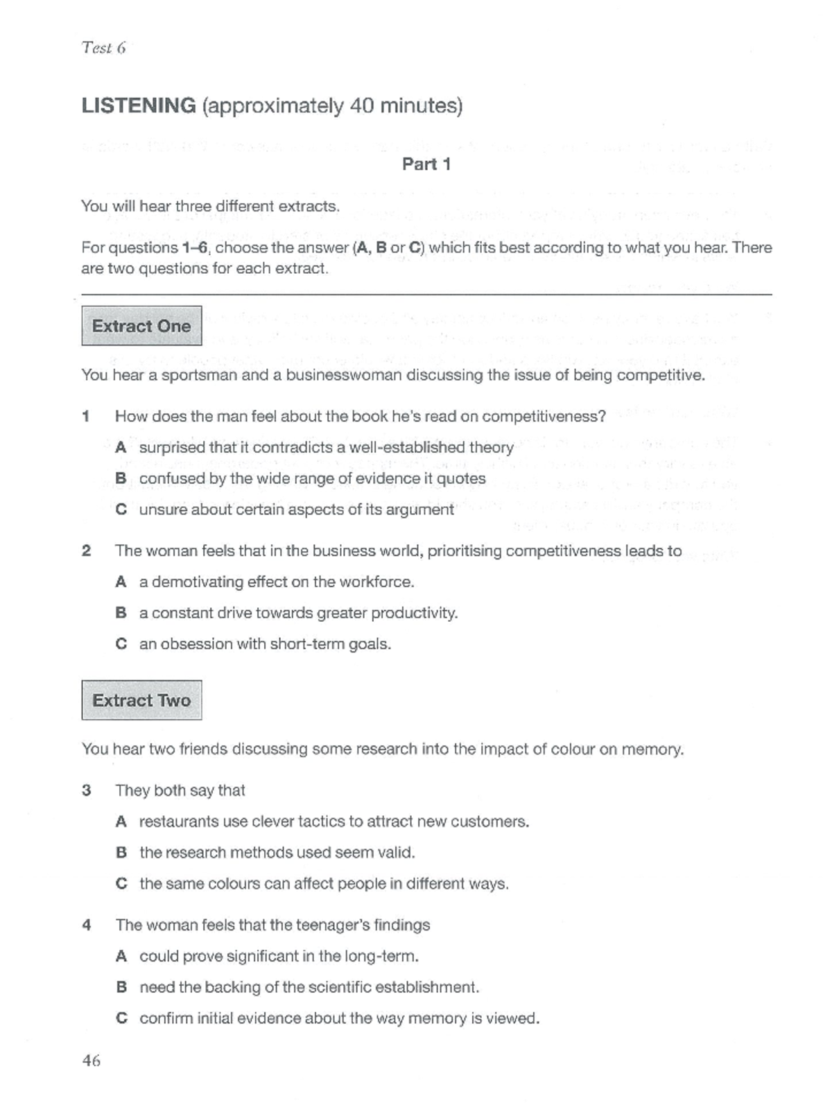 November 18 Listening EXAM Practice Guide - Studocu