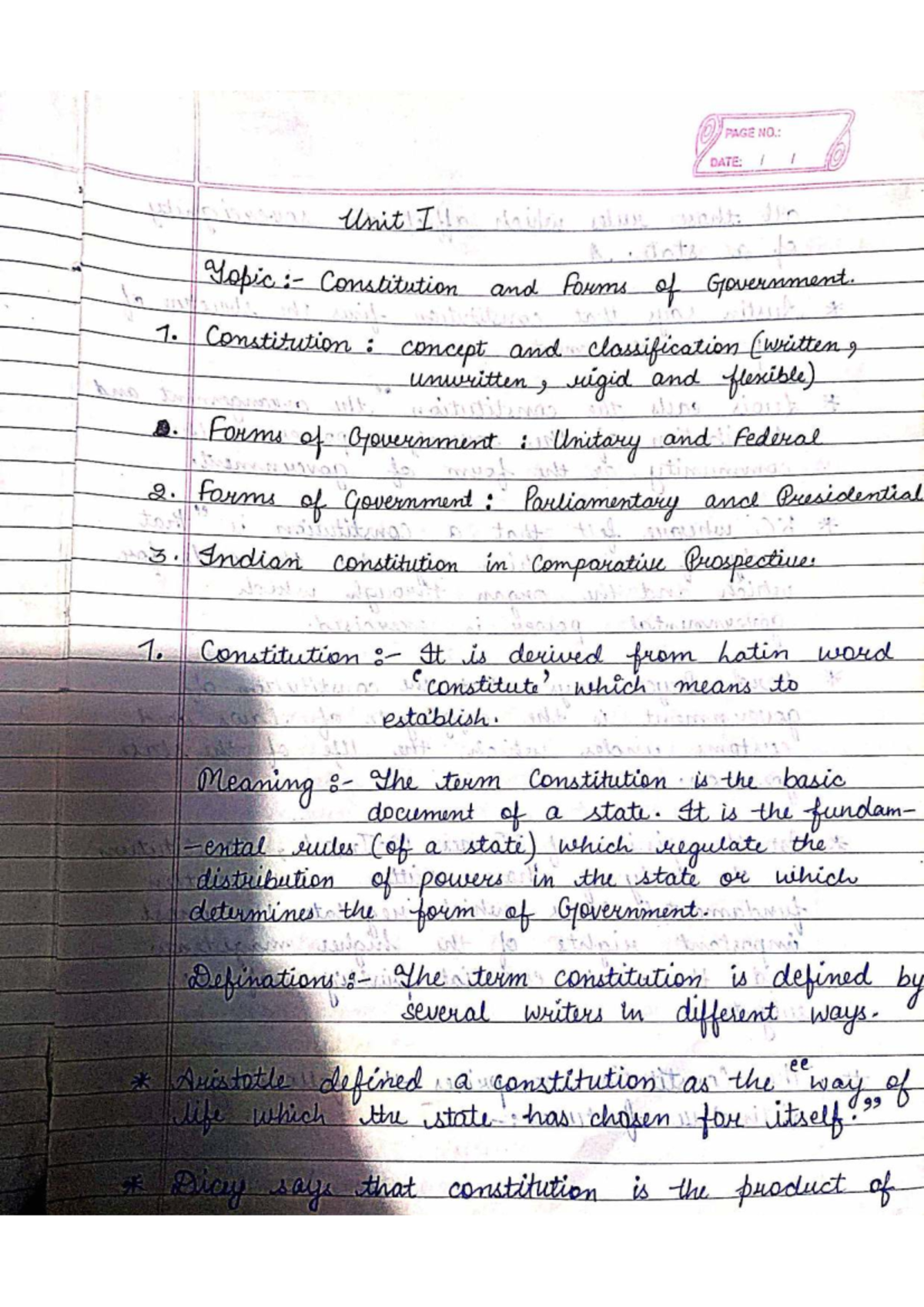 Legal Analysis of the Constitution: POLS 2 Final Exam Notes - Studocu
