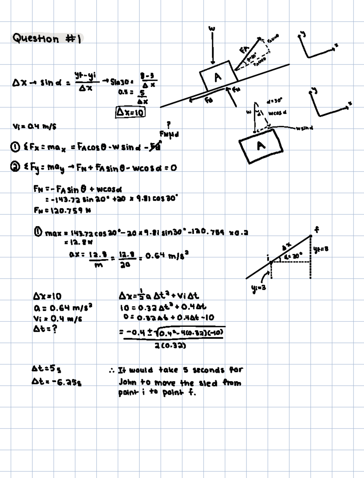 Biomech Assignment #2: Analyzing Forces and Motion - Studocu