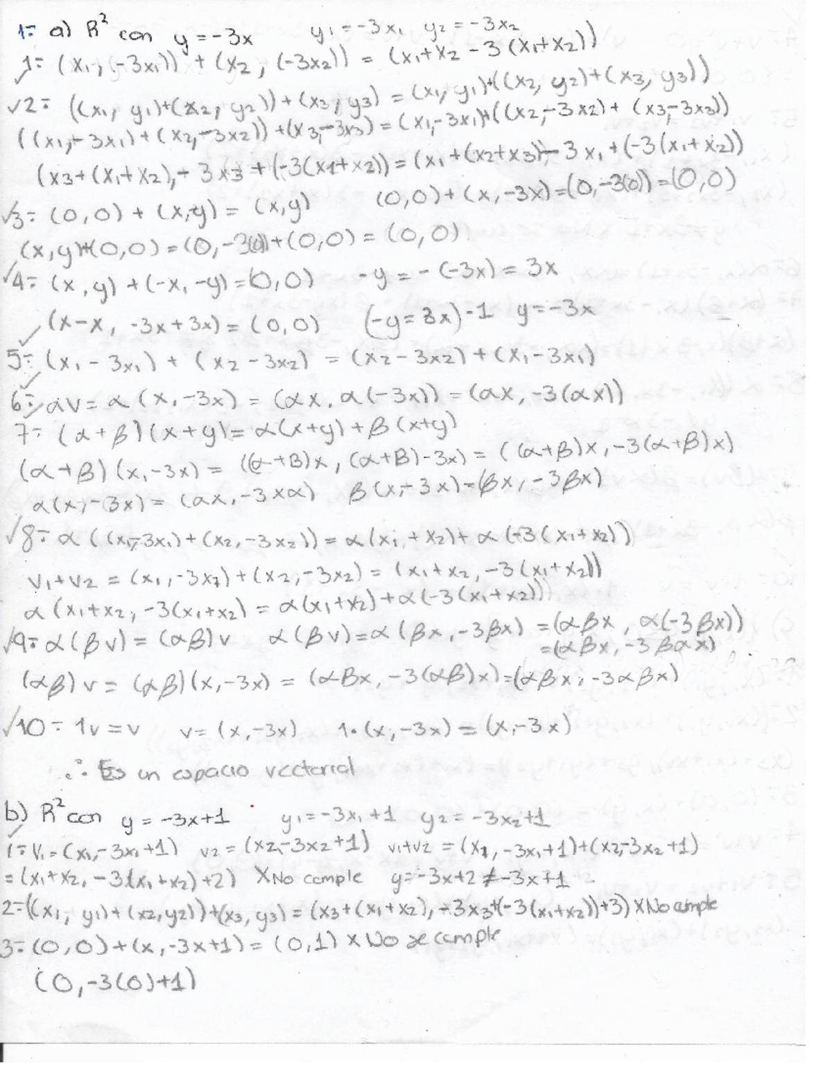 R² Vector Space Analysis: Linear Independence & Dependence - Studocu