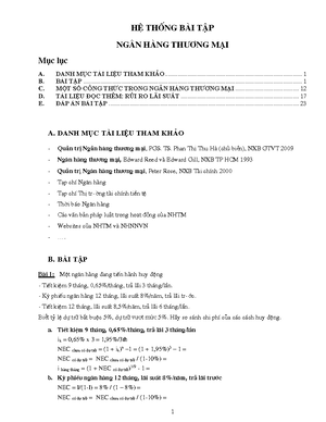 [Solved] C S L THUYT V CHO VAY KHCH HNG ca cc ngn hng thng mi ti vit ...