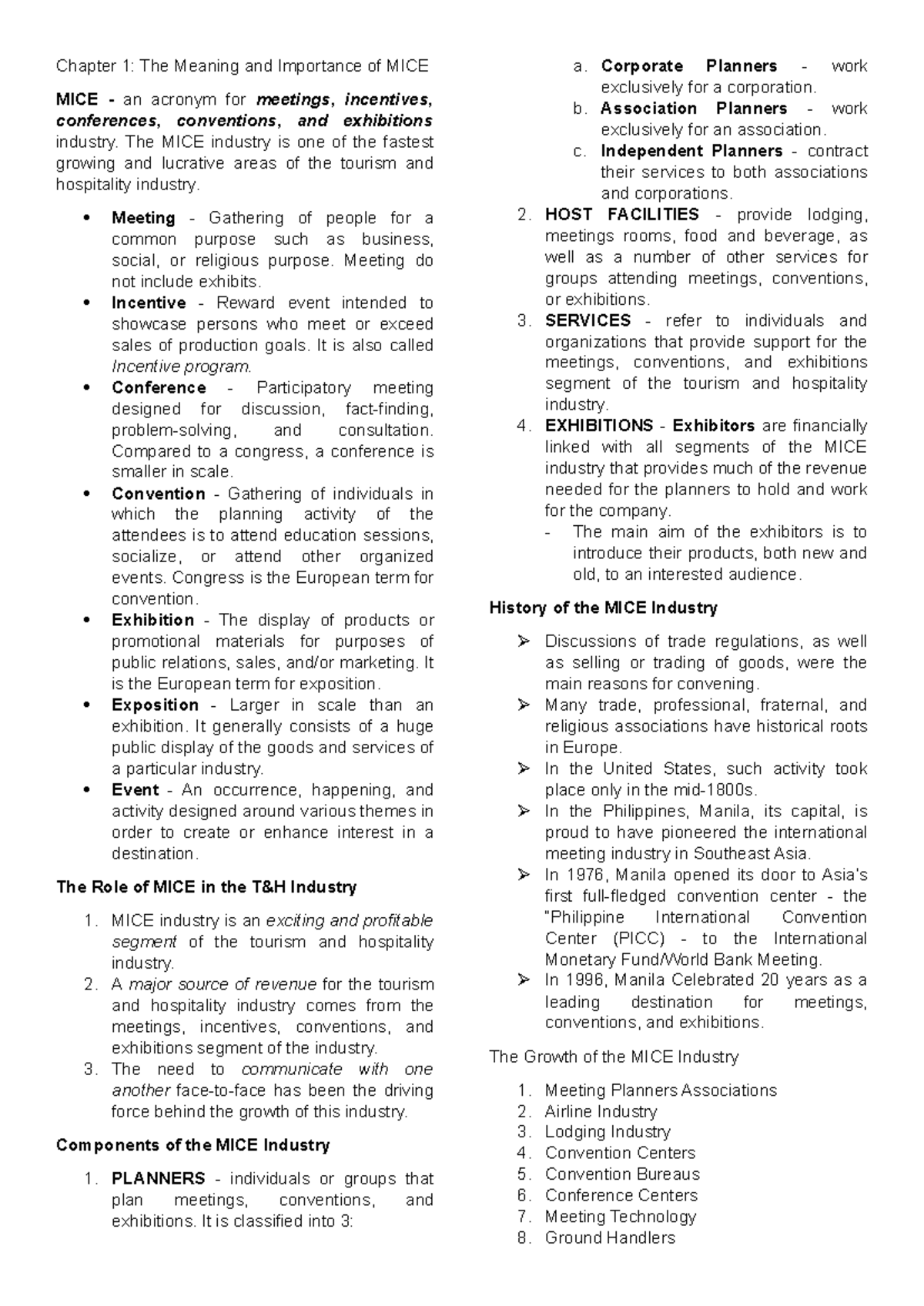 MICE 101: Understanding the Importance and Growth of the MICE Industry ...