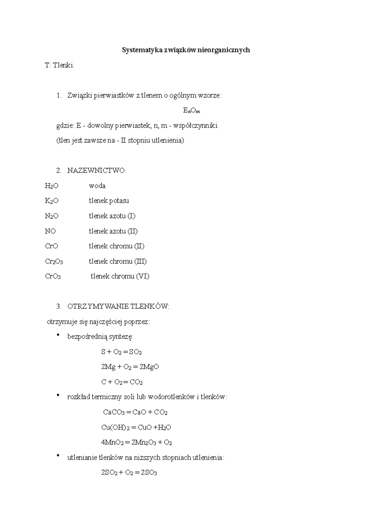 Sprawdzian Z Chemii Sprzęt Laboratoryjny www.studocu.com