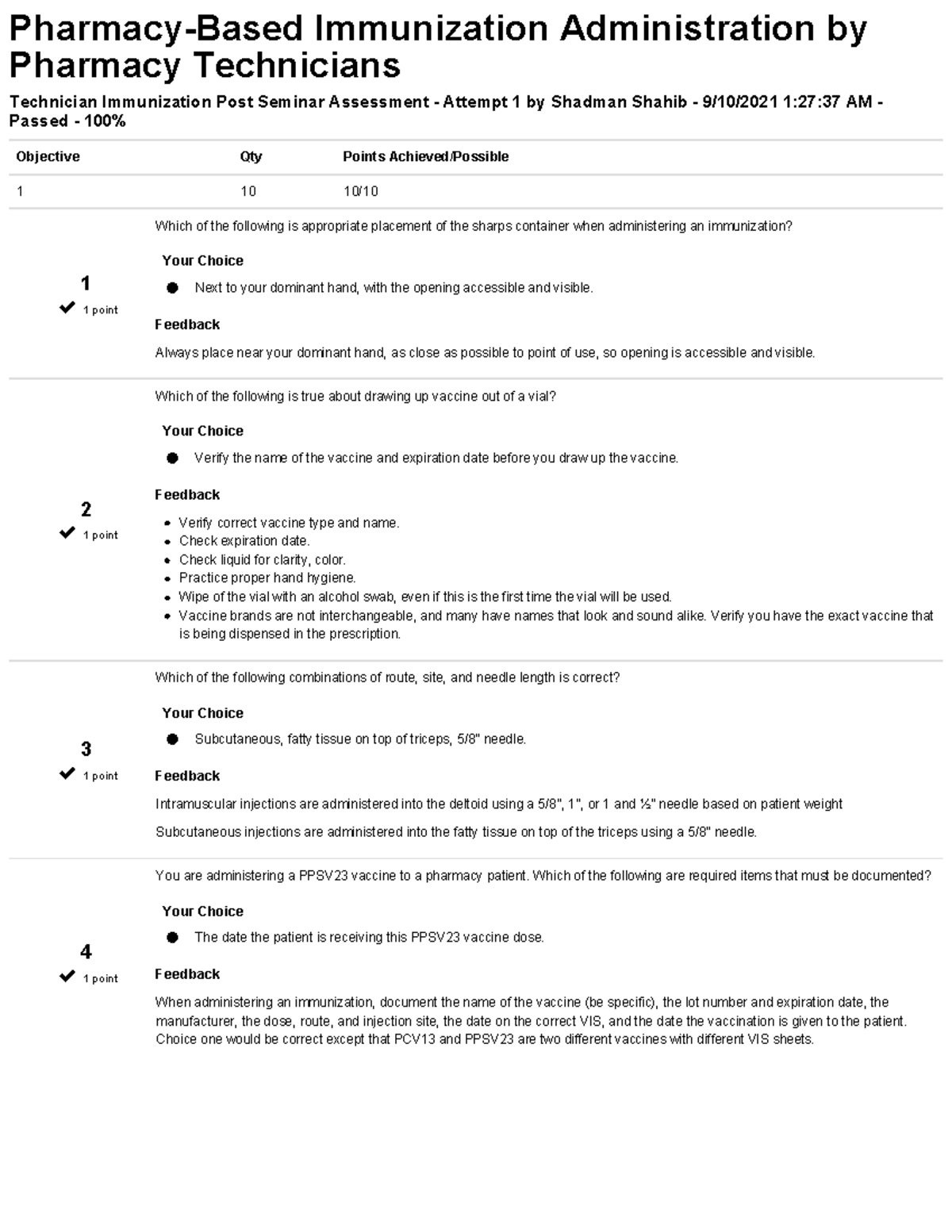 Result-2 - STUDY QUESTIONS FOR PHARMACY IMMUNIZATION EXAM - Studocu