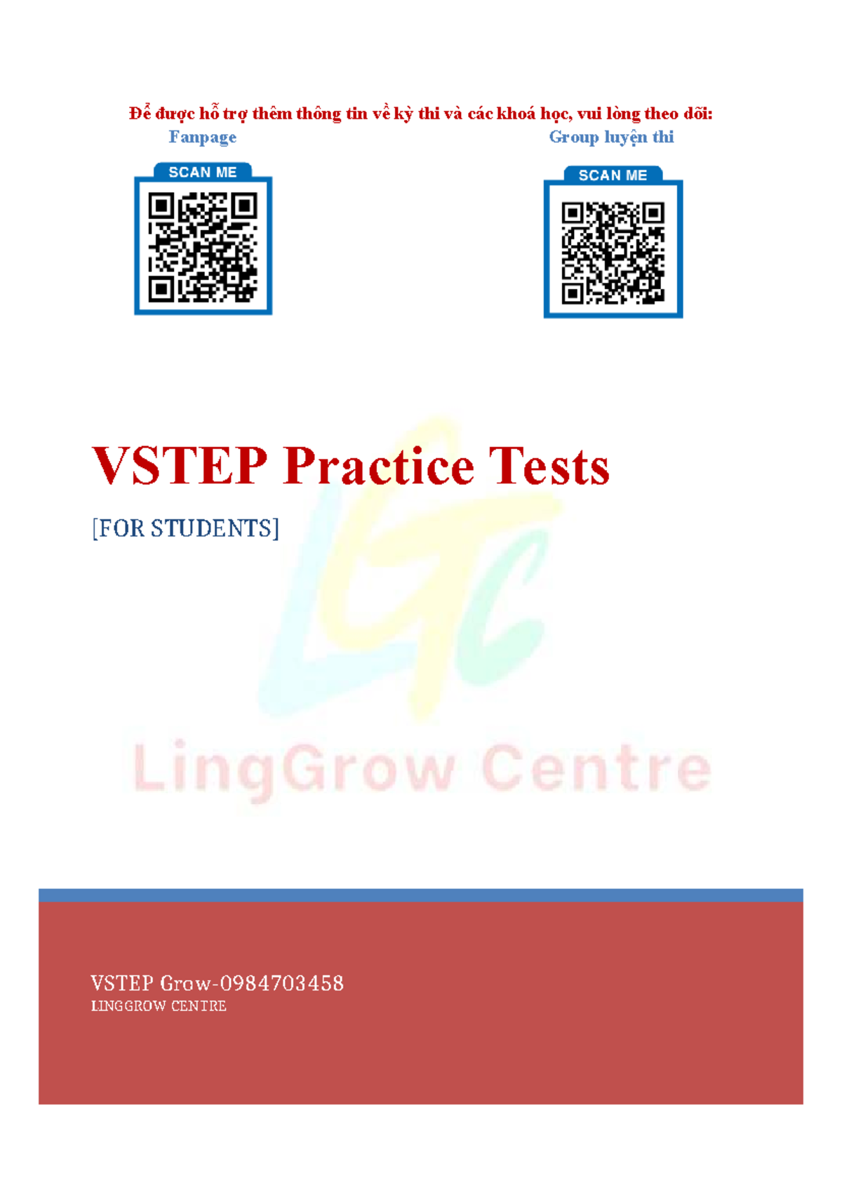 VSTEP Practice Tests Overview and Study Guide - Studocu