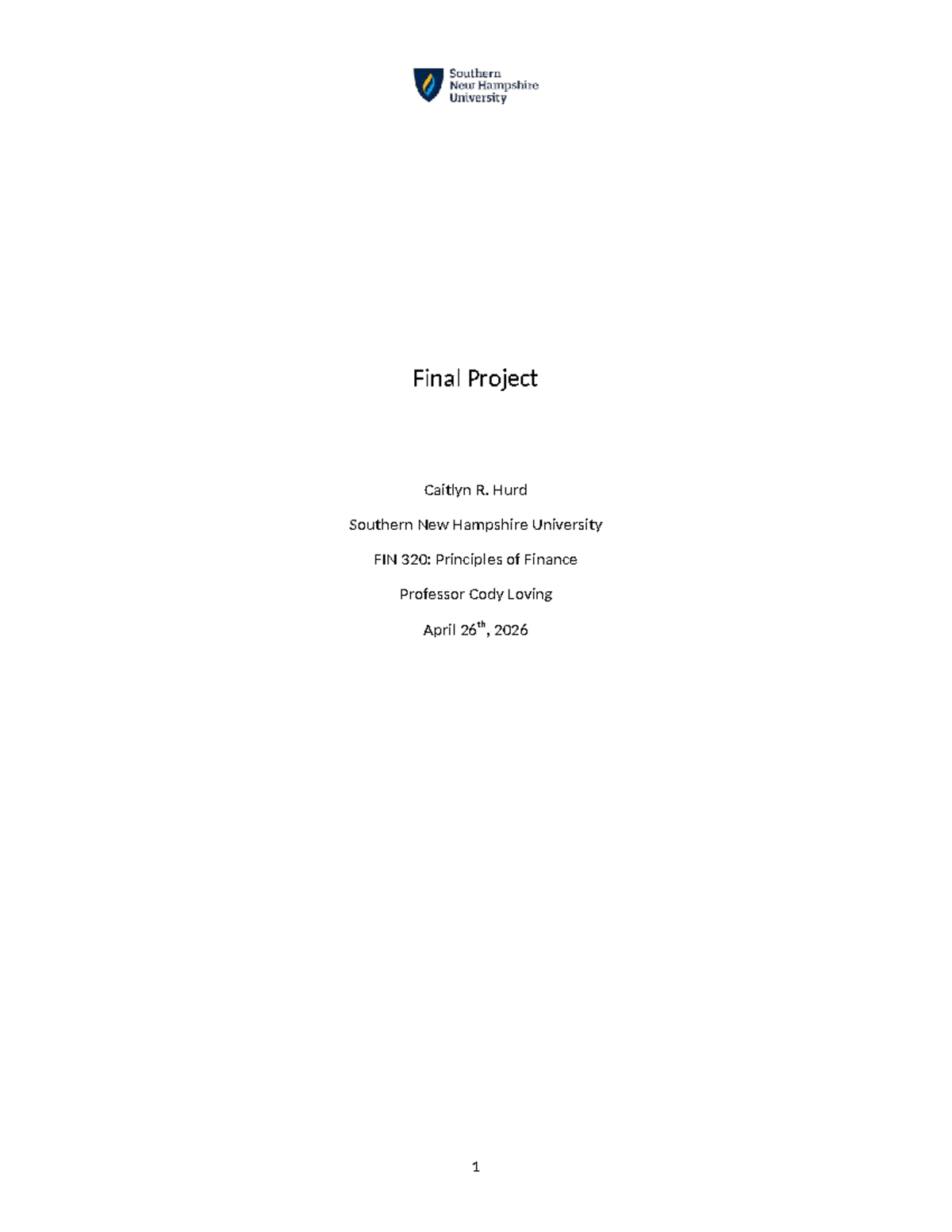 FIN 320 Final Project: Comprehensive Financial Analysis of Microsoft ...