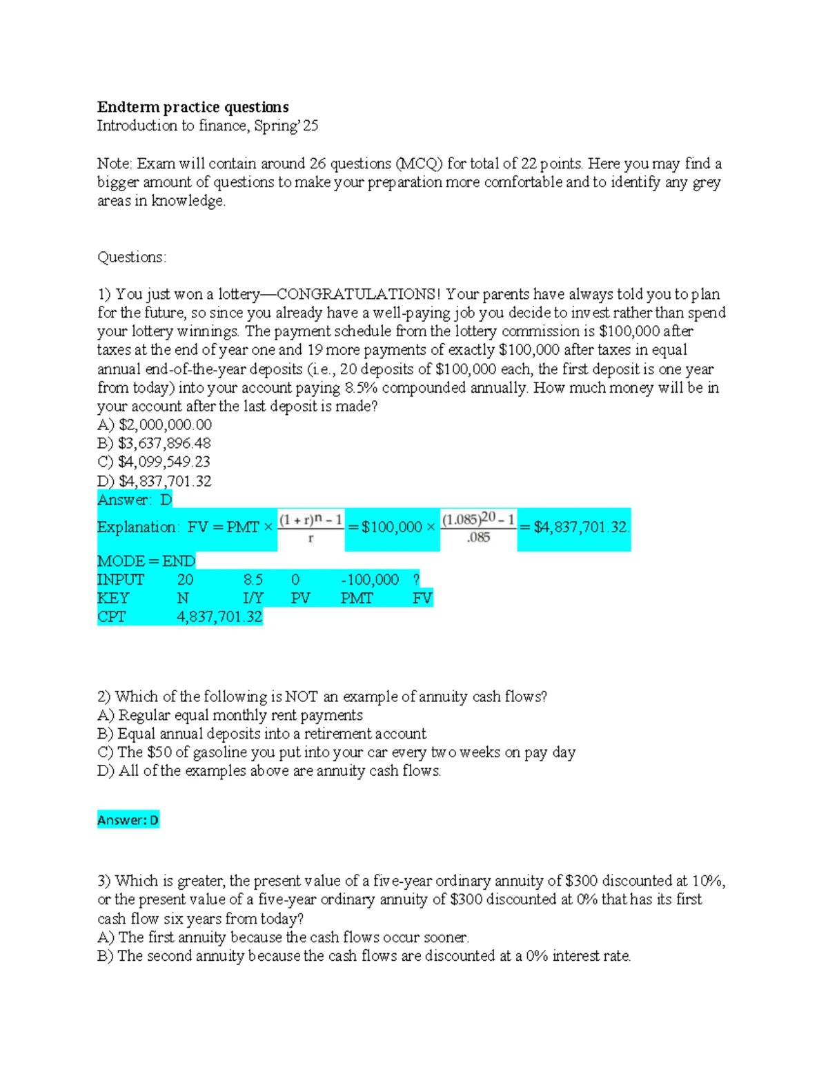 Investments 11th Edition: Comprehensive Study Guide (1-52) - Studocu