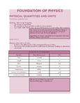 Physics - A1 - AS Level - Sixth Form (A Levels) - Studocu