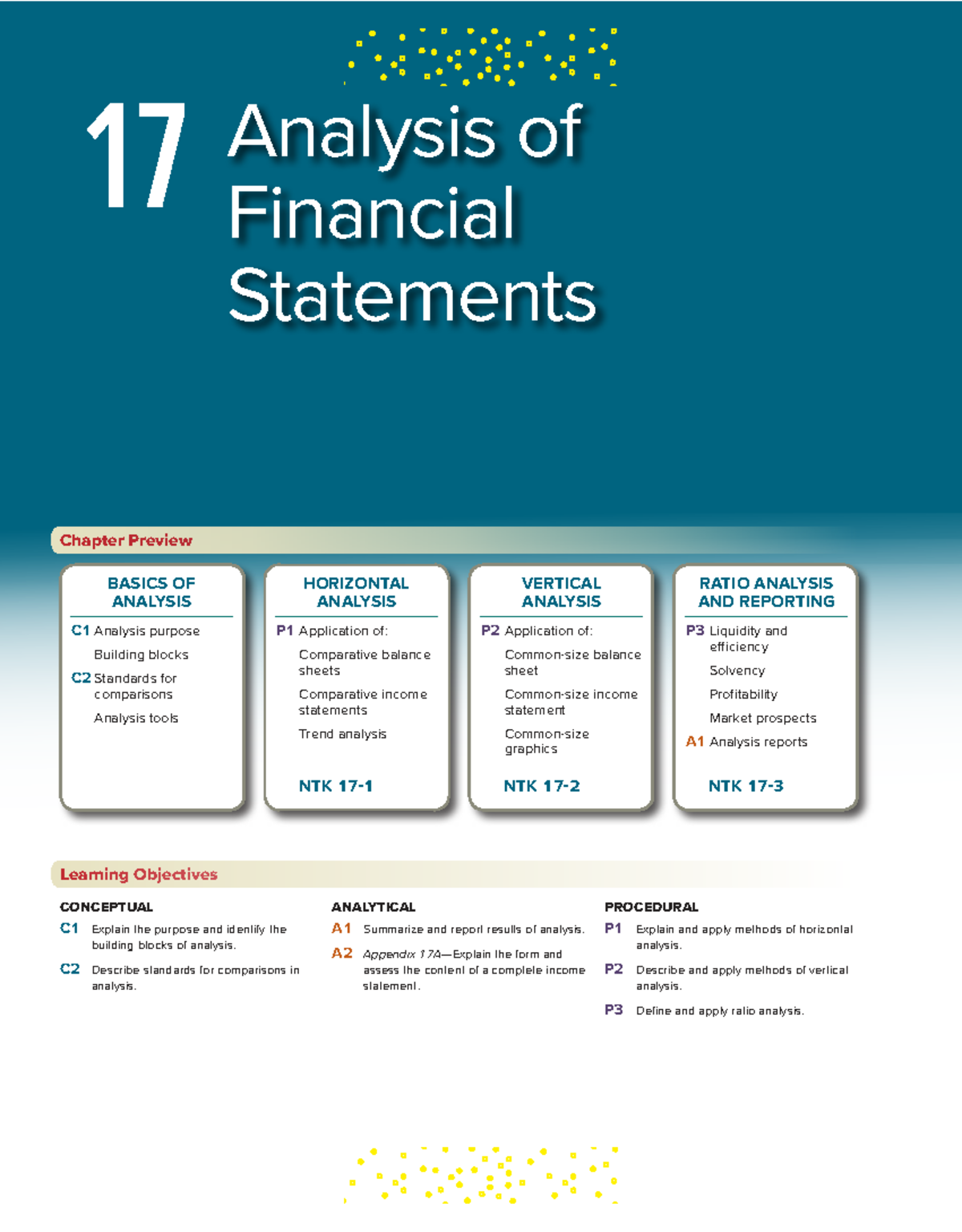 Chapter 17 - Analysis of Financial Statements: Tools and Techniques ...