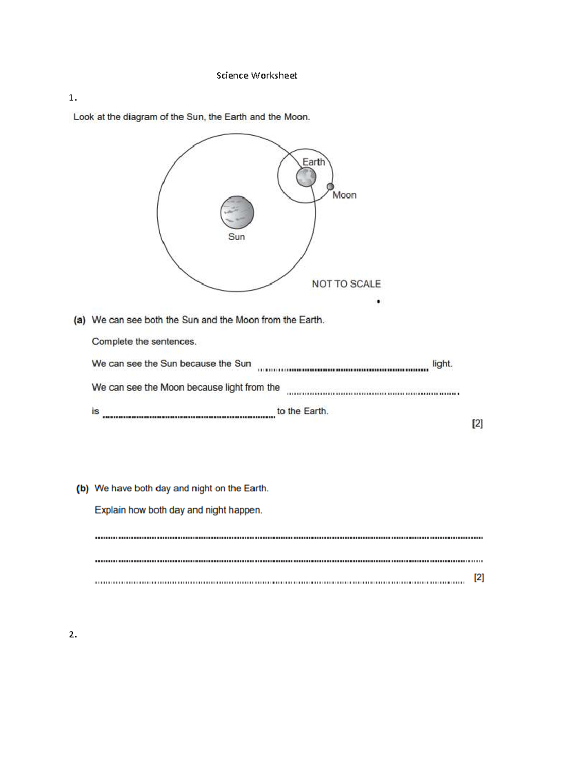 Science Worksheet: Tectonic Plates & Solar System Concepts - Studocu