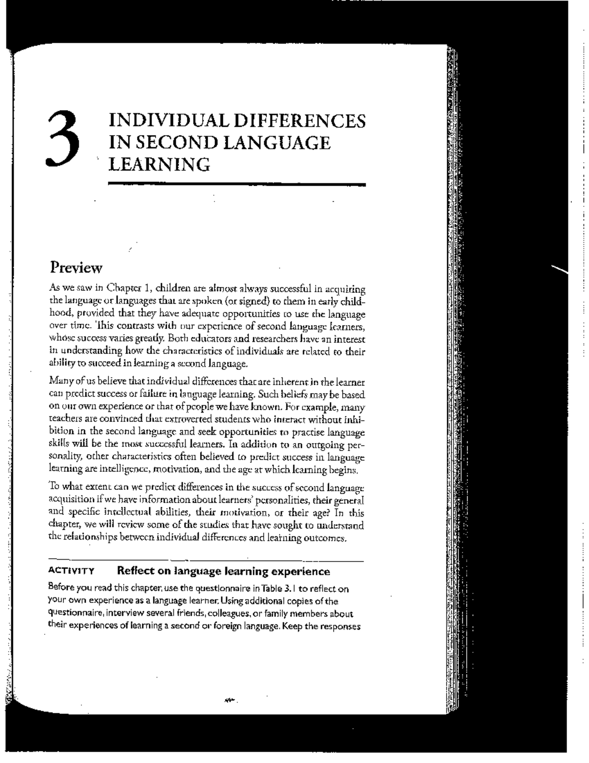Individual Differences in L2 Learning: Key Factors & Influences - Studocu