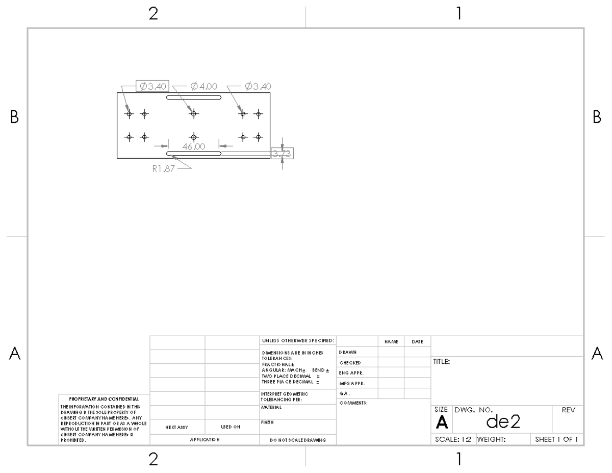 Engineering Drawing Specifications: De2 - SSSSSSSSSSS - Studocu