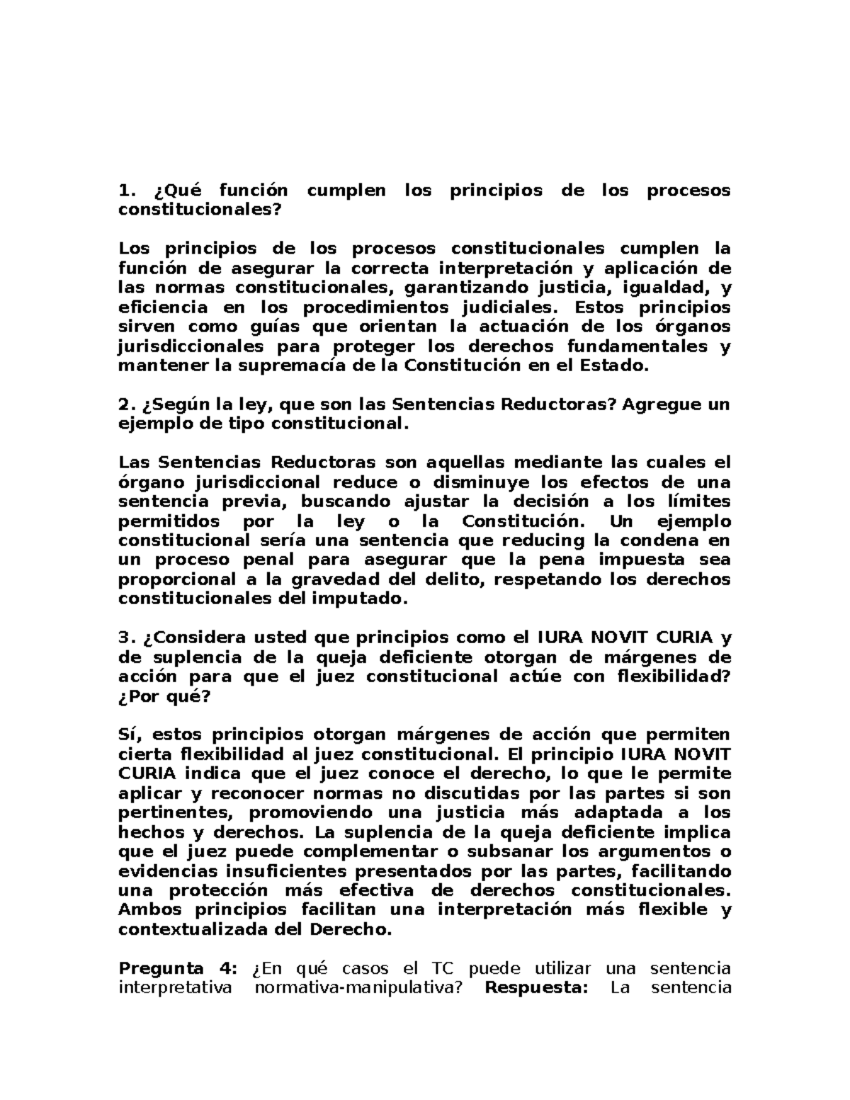 Práctica 2: Principios y Sentencias en Derecho Procesal - Studocu