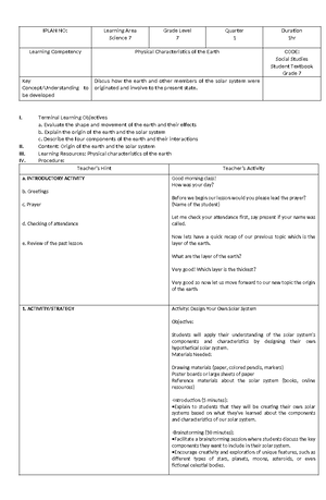 Detailed Lesson PLAN IN Mathematics 2 Unit Fraction - DETAILED LESSON ...