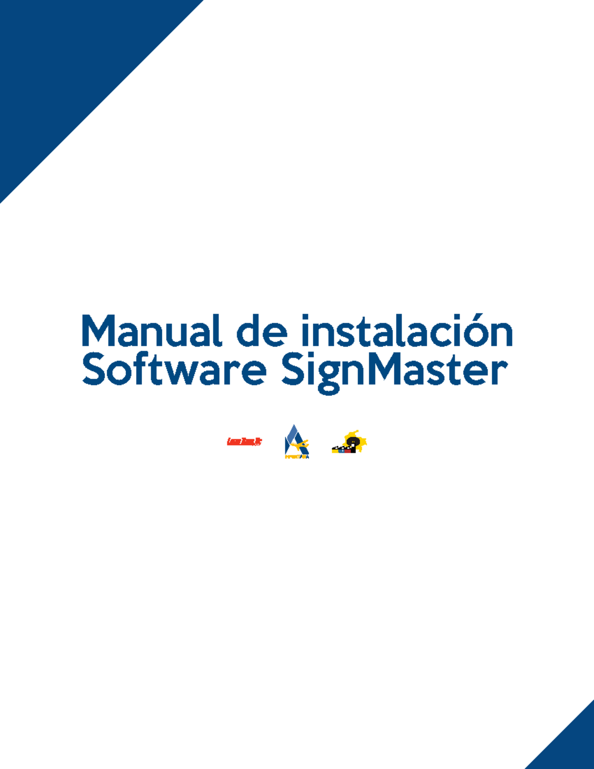 Manual de Instalación del Software SignMaster - Studocu