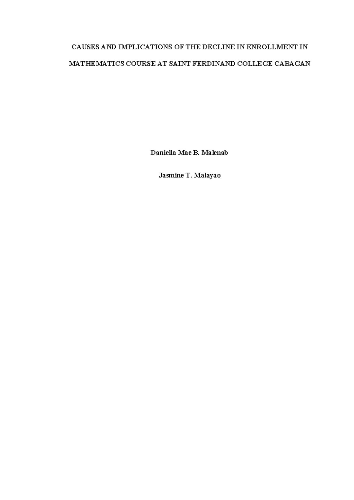 Math4-3: Causes & Implications of Declining Math Enrollment at SFCC ...
