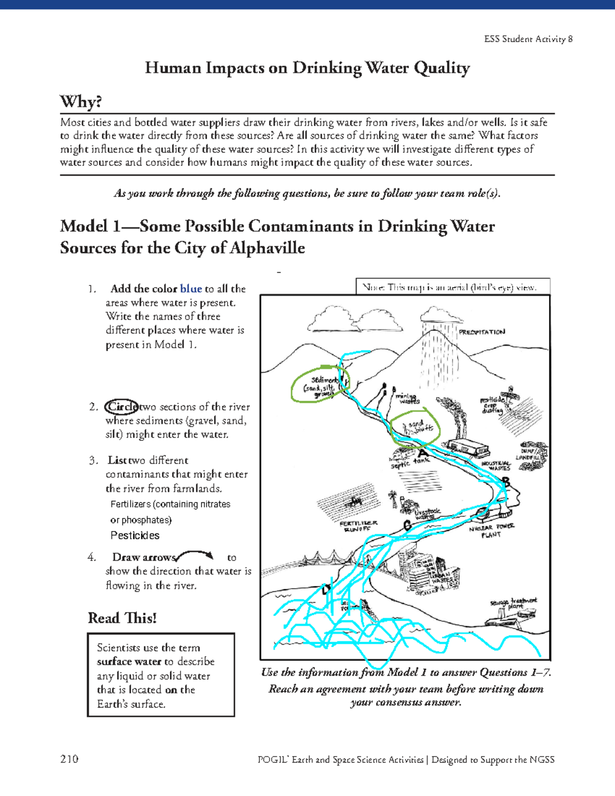 Human Impact on Drinking Water Quality: A Pogil Investigation - Studocu
