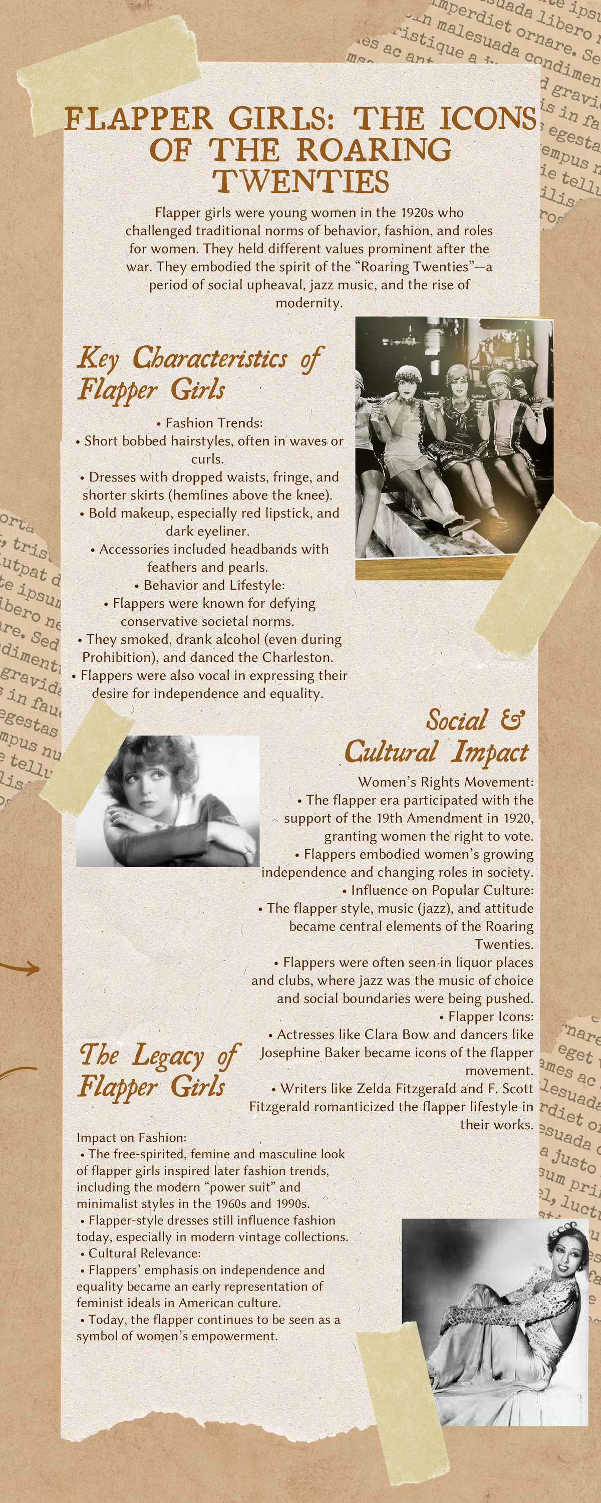 Flapper Girls The Icons of the Roaring Twenties - Key Characteristics ...