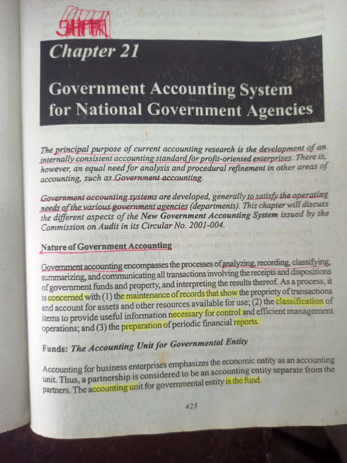 SHART Chapter 21: Government Accounting System Overview for Agencies ...