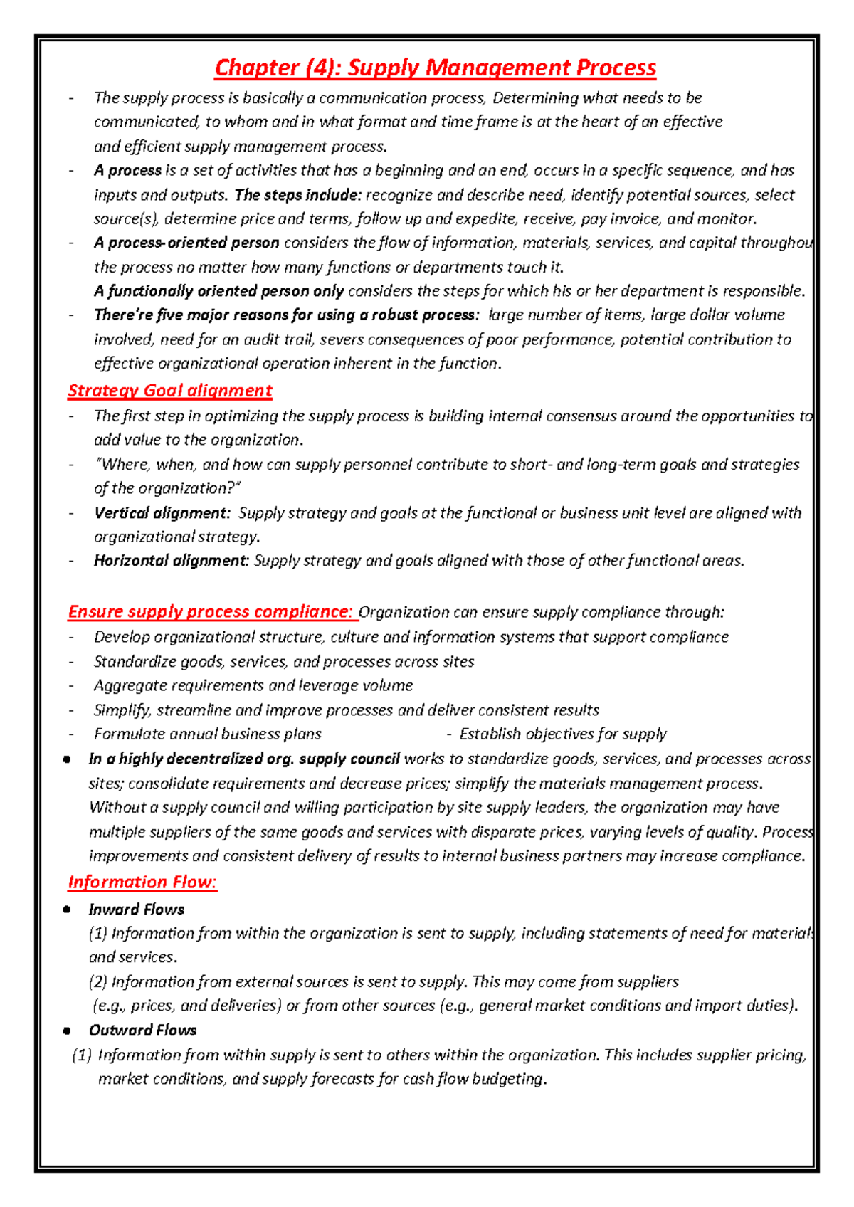 Chapter 4 - Notes Questions - Sections 3 - TA. Adel Reda-converted ...